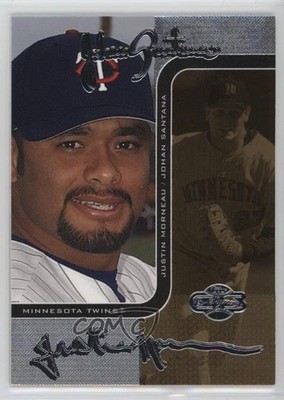 2006 Topps Co-Signers Silver Gold 19/50 Johan Santana Justin Morneau #40 19bs