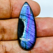 35 Cts Natural Labradorite Cabochon Gemstone For Jewelry 38.8x15.2x7.1 MM