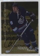 1999-00 ITG Be A Player Millennium Signature Series Gold Adrian Aucoin Auto 3y4