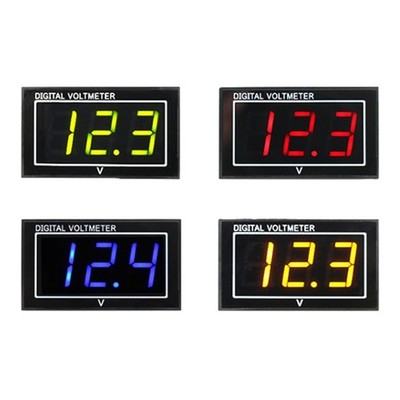 Waterproof Voltmeter for Golf Cart Automative Voltmeter Digital Voltage Meter