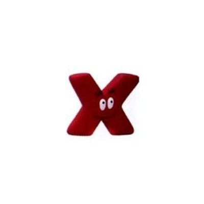 Plastoy 65924 Figur   Barbidur Buchstabe 'X'