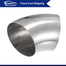 1pc Od 4 45 Mandrel Bend Elbow Ss304 Stainless Steel Bend Exhaust Tube