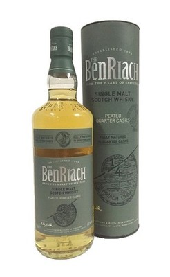 (57,05 /l) BenRiach Peated Cuarter Cask Single Malt Scotch Whisky 46% 0,7l Flasc
