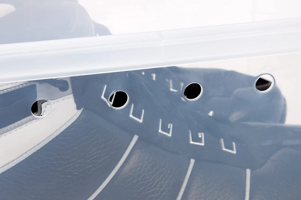 IRIS USA Caja de Almacenamiento de Zapatos Apilable con Puerta Abatible y Ventilaciones de Aire, Paquete de 4,... Foto 3 de 4