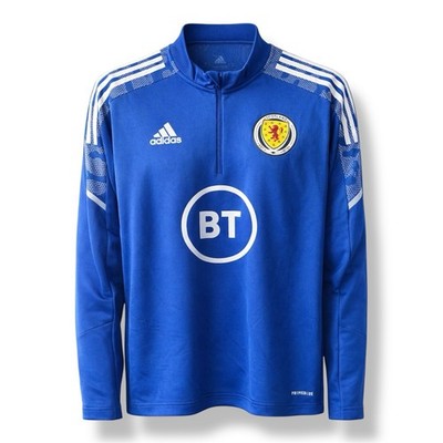 NEW 2021/22 Scotland Team Training Soccer Jersey Football Jumper 1/3 Men s 2XL