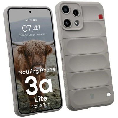 Handyhülle für Nothing Phone (3a) Lite Bizon Case Case Cover Etui Hülle Hellgrau