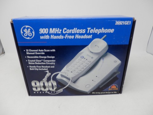 NEW GE Model 26921GE1 900 MHz Cordless Telephone With Hands Free Headset