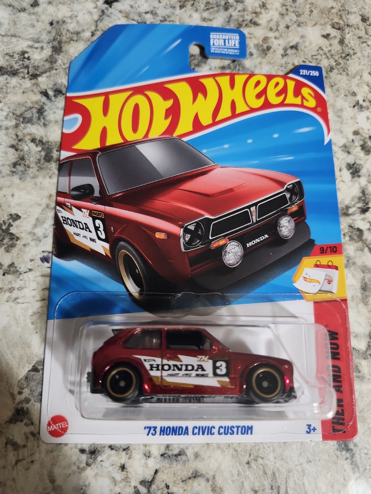 Hot Wheels 1973 Honda Civic Custom Super Treasure Hunt (MIMB)