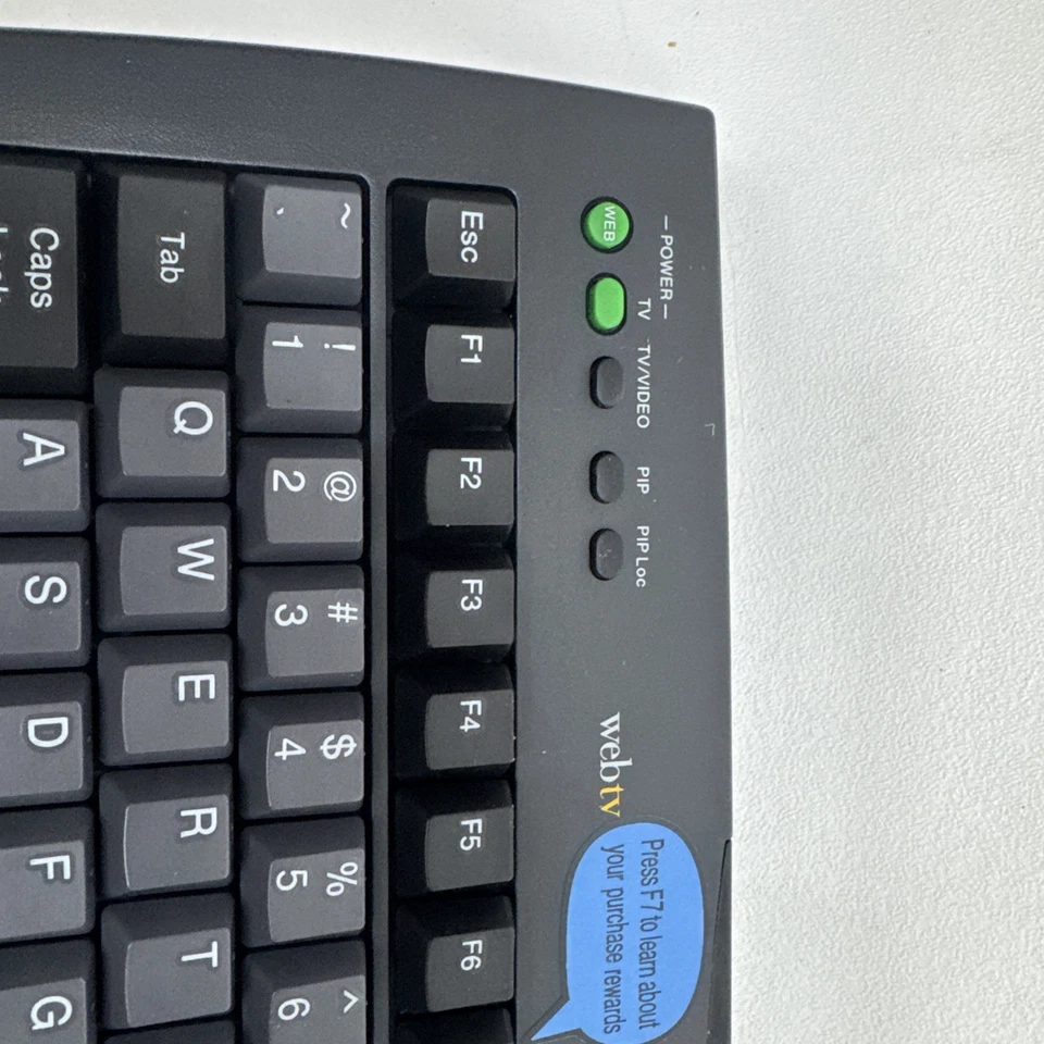 Sony WebTv Wireless Keyboard KI-W200 Model: SWK-8640 1997 Tested works - Image 3 of 4