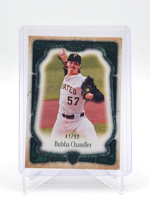 BUBBA CHANDLER 2025 TOPPS TIER ONE GREEN FOIL /99 #90 PIRATES Q7576