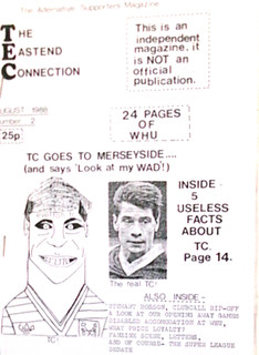 THE EASTEND CONNECTION WEST HAM UNITED FANZINE ISSUE 2 AUGUST 1988 #EXC#