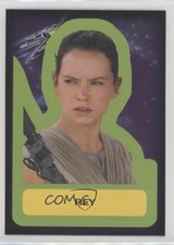 2015 Topps Star Wars: Journey to The Force Awakens Character Stickers Rey 2k3