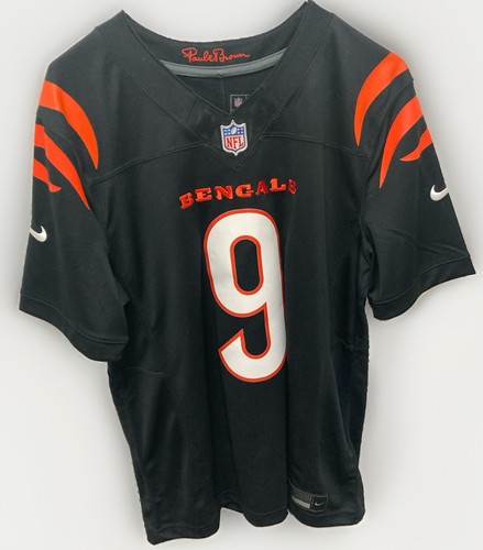 New Nike Joe Burrow Bengals Vapor FUSE Limited Black Jersey Men’s home