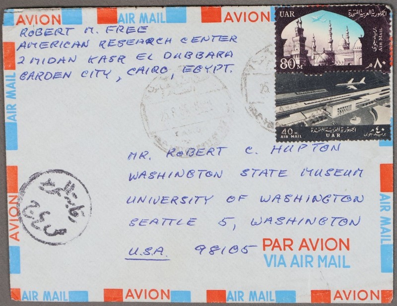 MayfairStamps Egypt Cairo to Seattle WA Air Mail Cover aaz_90073