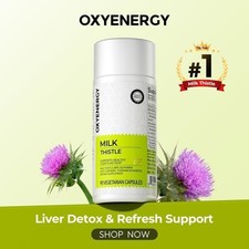 Oxyenergy Milk Thistle Liver Detox & Colon Cl...