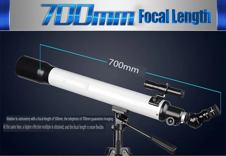 70mm Astronomy Telescope for Beginners & Kids - Perfect Christmas Gift - Image 3 of 4