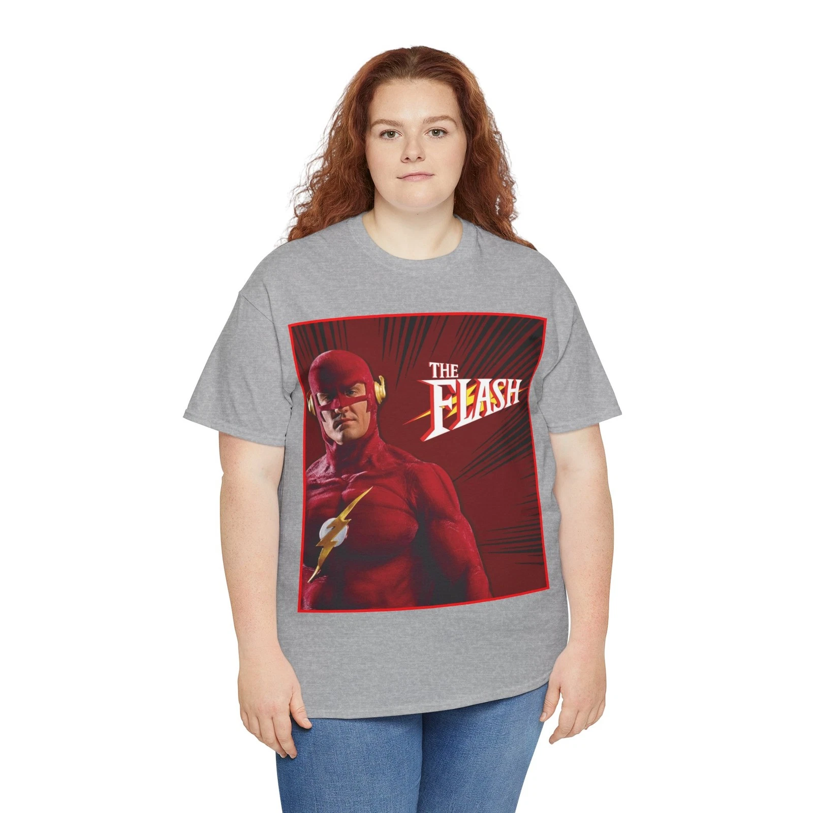 Flash T-Shirt - John Wesley Shipp - DC Comics 1990s TV Series - Barry Allen