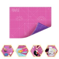 Self Healing Cutting Mat A2 18"x24" – Double Sided 5-Ply Craft Mat for Sewing...