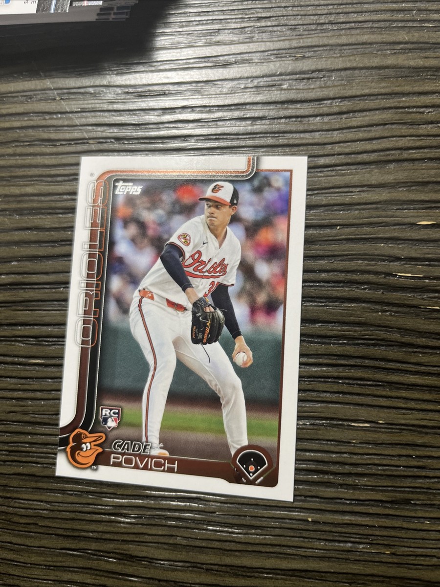 2025 Topps Series 1 #25 Cade Povich Baltimore Orioles Rookie | eBay