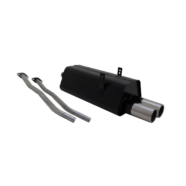 Novus Sportauspuff FüR BMW 3Er E36 325I 2X76Mm EndschalldäMpfer Mit ABE-image