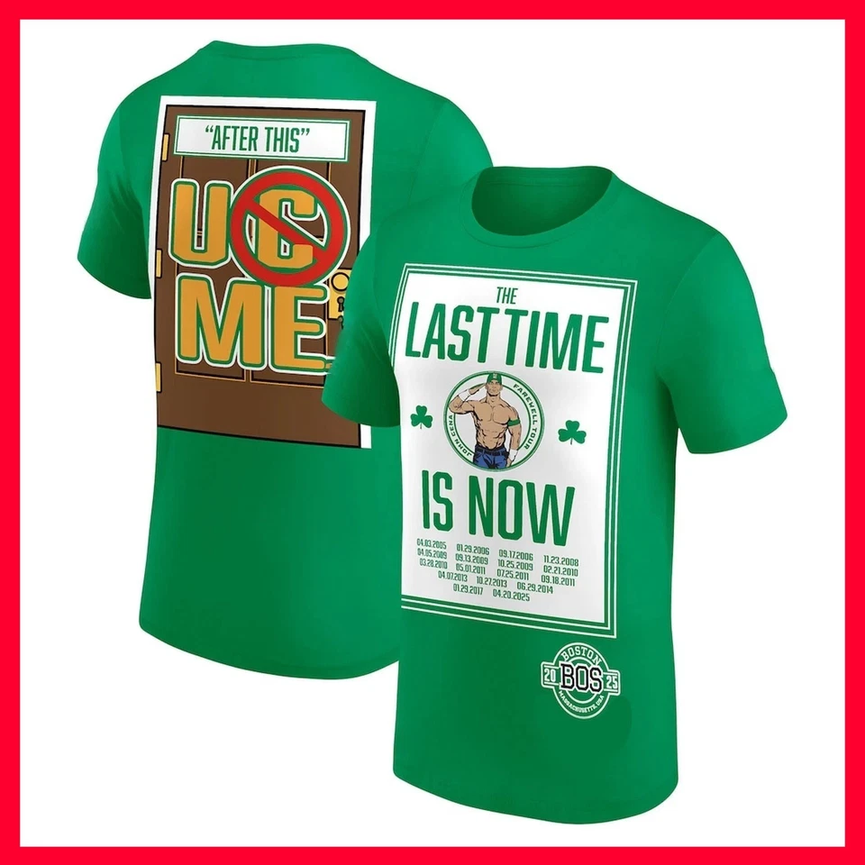 VENTA CALIENTE - Camiseta John Cena Farewell Tour 2025 Boston reimpresión de todas las tallas Gildan Foto 2 de 3