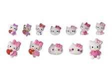 Hello Kitty Nail Charms Set of 12 3D Resin Pink Flat Back Nail Art