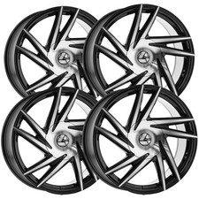 4 Azara Aza-529 20x8.5 5x4.55x120 35mm Blackmachined Wheels Rims 20 Inch