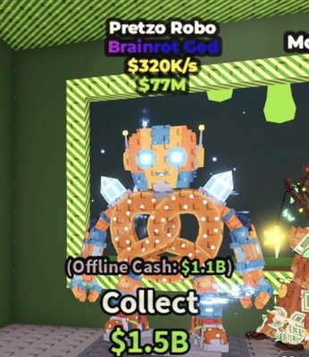Pretzo Robo 320k/S Steal a Brainrot (Read Descripion) CHEAP 