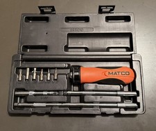 Matco Tools 10-Piece Ratcheting Screwdriver Extension & Bit Set – Used SRS010 
