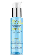 Giovanni Biotin Collagen Rebonding Restoring Hair Oil 1.9 Oz