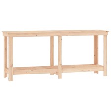 Work Bench 31.5x19.7x31.5" Solid Wood Pine vidaXL