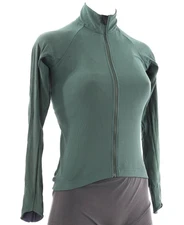Velocio Signature Long Sleeve Cycling Jersey Women SMALL Green Road Gravel Mtb