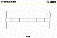 Glyco Kurbelwellenlager H1095/5 STD FüR Alfa Romeo Cadillac Passend FüR Fiat