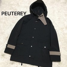 PEUTEREY Down Jacket Layered Mountain Parka Black Large