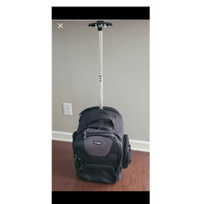 Samsonite Black Rolling Backpack Carry-On Pol...