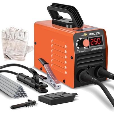 Super Mini Stick Welder Machine,110V 250A ARC Portable MMA Welding Machine fo...