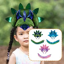 Dinosaur Headband Tail Halloween Cosplay Prop for Role Play