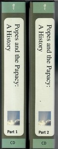 GREAT COURSES POPES AND THE PAPACY: A HISTORY. 2006 CDs & Books 1 & 2. LN/FS