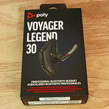 Poly Voyager Legend 30 Noise Canceling Bluetooth Ear-Hook Headset Black