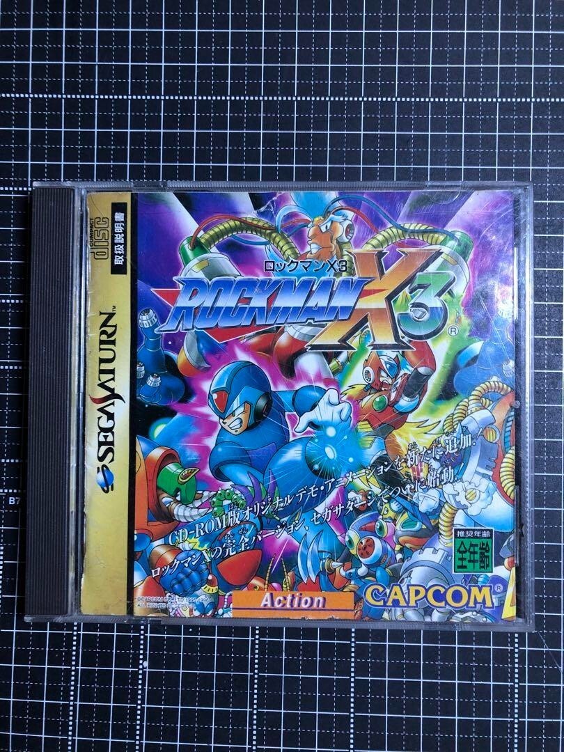 Rockman X3 Sega Saturn Japan Ver Testé Complet Mega Man X3 Capcom Rare