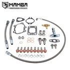 Turbo oil & water line gasket Install Kit For GT25R GT28R GT30R T25 5 bolt hsg