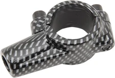 Emgo Handlebar Mirror Mount 7/8" Carbon Fiber Standard Thread