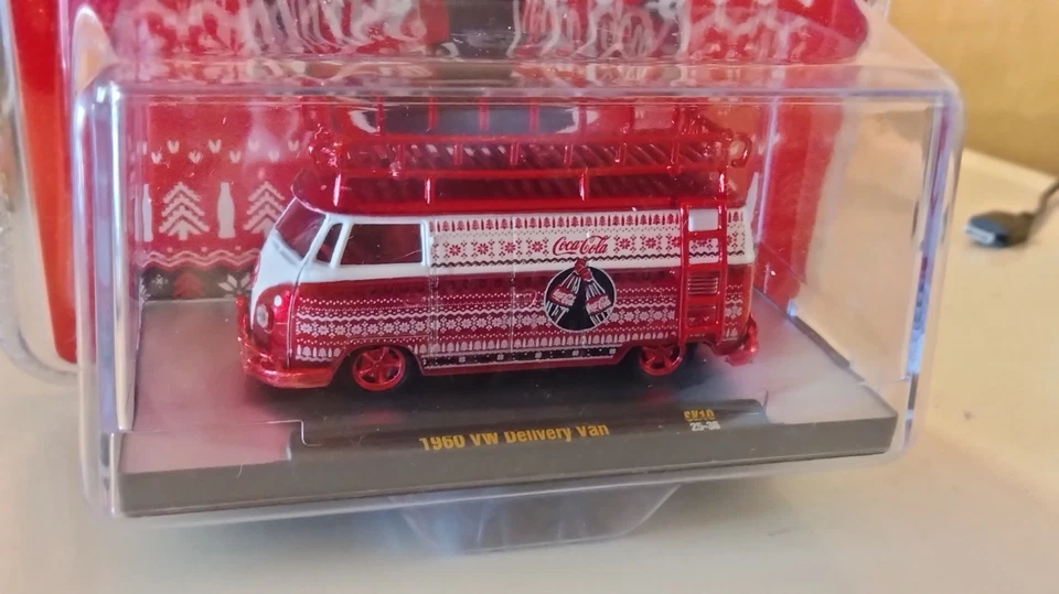 M2 Machines - Christmas 2025, Coca-Cola *RED CHASE "1960 VW Delivery Van" NIP - Image 2 of 4