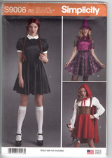 9006 SIMPLICITY - COSTUME: DRESS CAPE HAT - Sz: 14/16/18/20/22