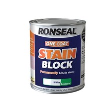 Ronseal One Coat Stain Block White 2.5 litre