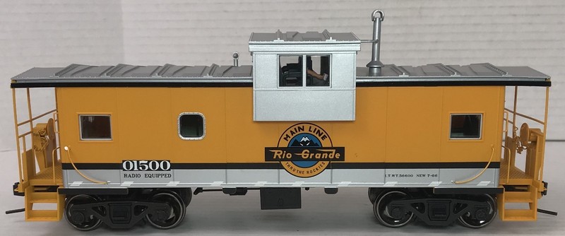 Atlas, O Scale, Caboose, D&RGW #01500, Denver & Rio Grande, Extended Vision