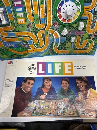 Vintage 1991 Game of Life by Milton Bradley Complete
