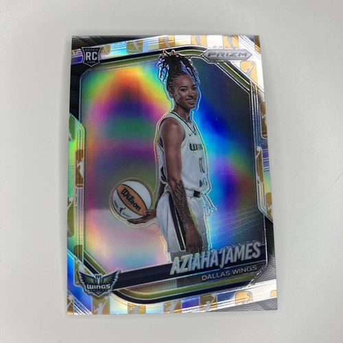 2025 Panini Prizm WNBA Aziaha James Gold Logo /10 #141 RC Rookie