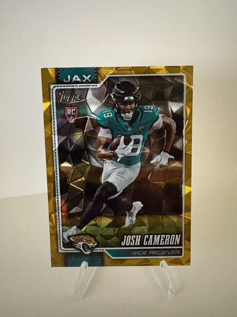Topps Flagship 2026 Josh Cameron RC Gold Diamante /50 Jaguars
