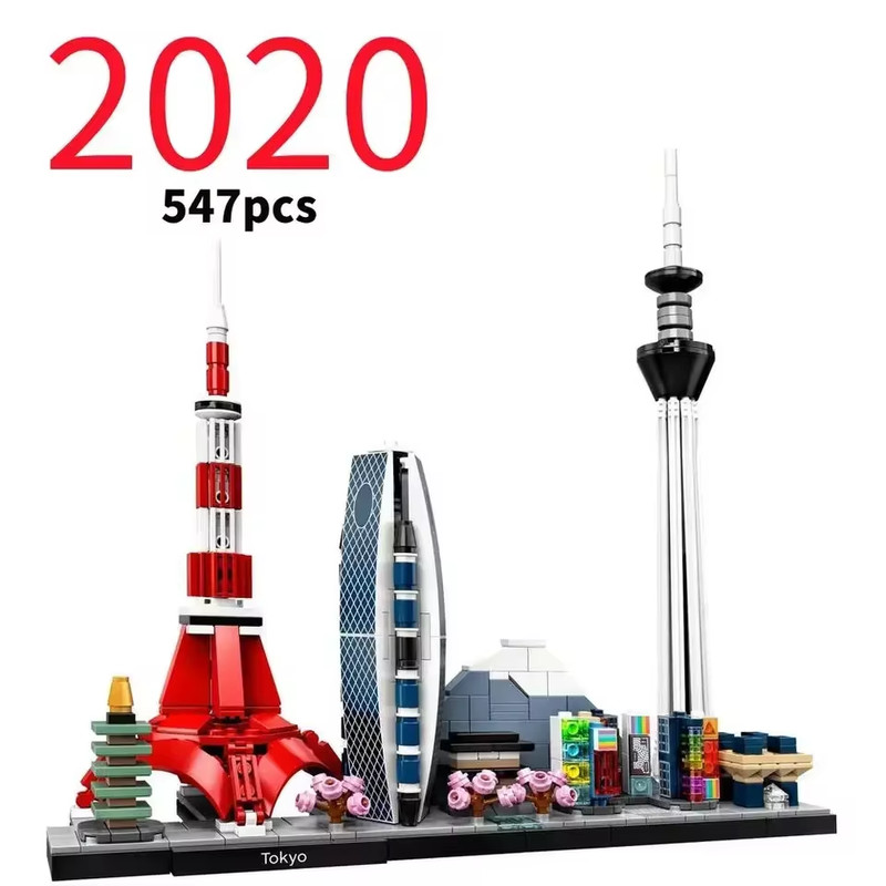 ARCHITECTURE: - Tokyo 21051 Complete Bricks - New Sealed ( no box )